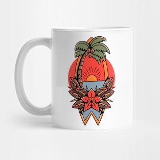 oldschool summer tattoo Mug